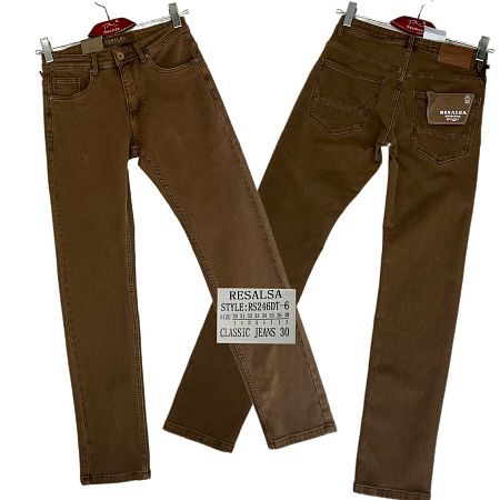 Джинсы God Baron RS246DT-6 brown - делук