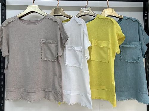 Футболка Yafeier 7490 beige - делук