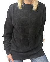 Свитер Elena&Vika 25408-1 black - делук