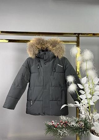 Куртка Delfinka B576 grey - делук