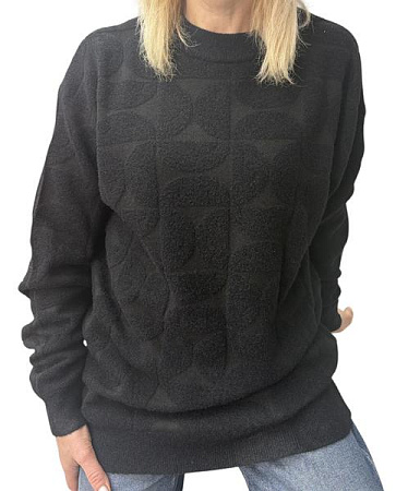 Свитер Elena&Vika 25408-1 black - делук