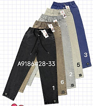 Джинсы Immei A9186-2 l.grey - делук