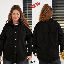 Рубашка Beki 471 black - делук