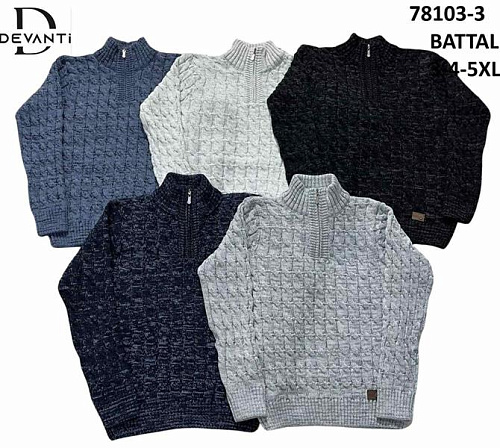 Свитер Sabihina 78103-3 d.grey - делук