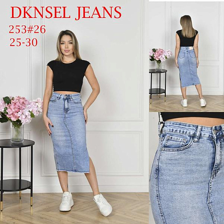 Юбка Dknsel 253 l.blue - делук