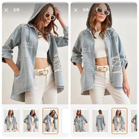 Рубашка Lady N 4048 l.blue - делук