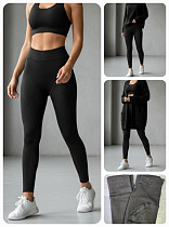 Лосины Hoan HN936 black - делук