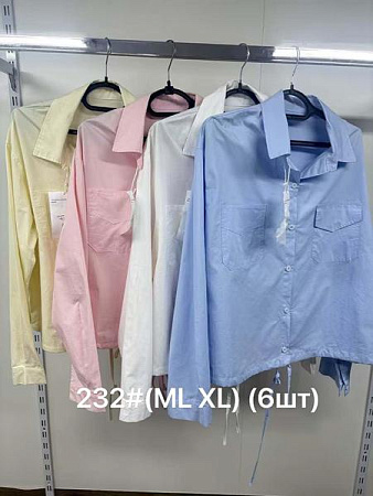 Рубашка Jacket 232 white - делук