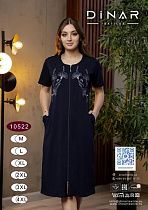 Халат Sss Annet DO-D10522 navy - делук