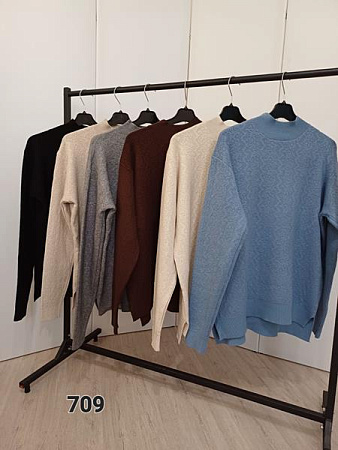 Свитер Fsn 709 black - делук