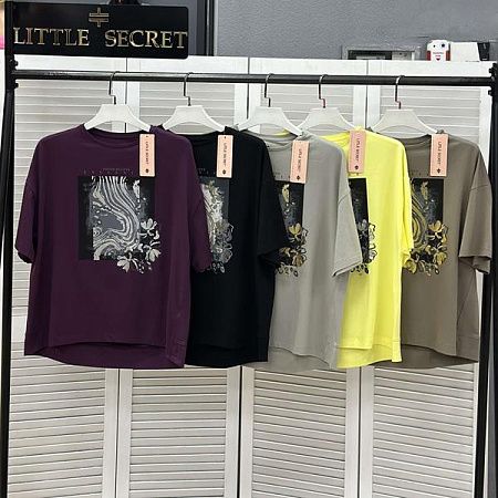 Футболка Little Secret 400774 l.grey - делук
