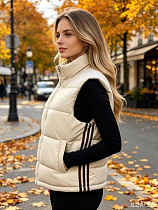 Жилетка Jacket M125 beige - делук