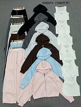 Костюм Спорт Liopt W92973 d.grey - делук