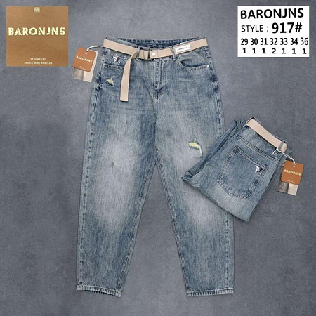 Джинсы Baron Jeans 917 l.blue - делук