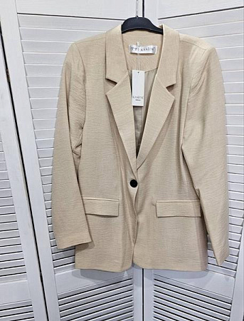 Пиджак Nefertiti NF143 beige - делук