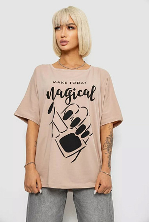 Футболка Seven Group 6605 beige - делук