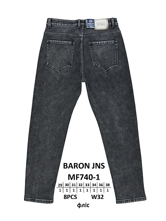 Джинсы God Baron MF740-1 black - делук