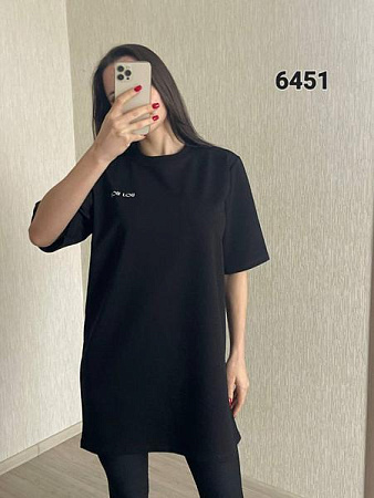 Футболка Fsn 6451 black - делук