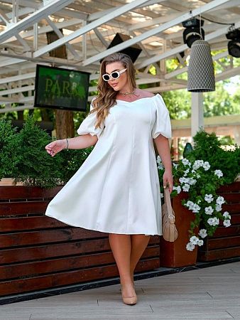 Платье Latoria 710-1-1 white - делук