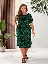 Платье Bat 851 black-green - делук