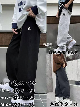 Штаны Спорт Meloria Y810 d.grey - делук