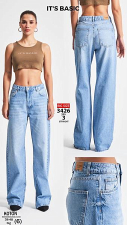 Джинсы Ruxa 3426-2-3 l.blue - делук