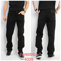 Джинсы Fangsida 4335 black - делук