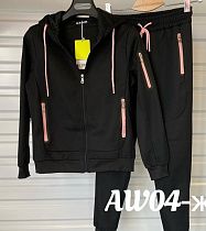 Костюм Спорт Ale-Ate AW04 black - делук