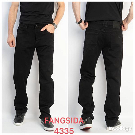 Джинсы Fangsida 4335 black - делук