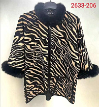 Кофта Lida 2633-206 black-beige - делук