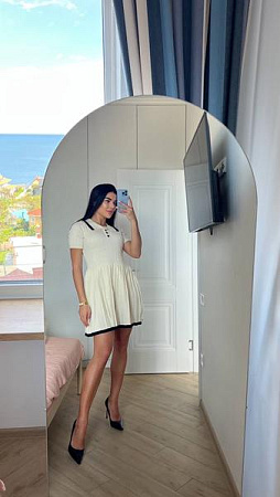 Платье Style Nadezhda 299 milk - делук