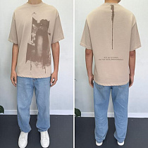 Футболка I8Denim 90578 beige - делук