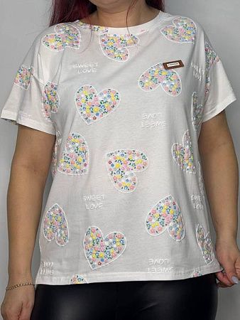Футболка Kosta KS512 white - делук