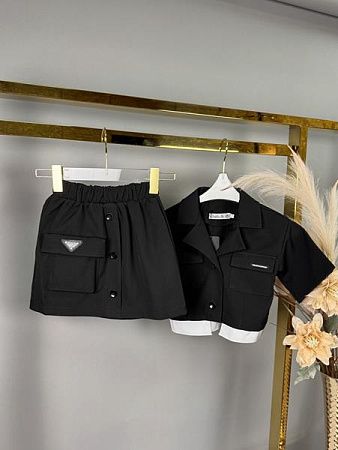 Костюм Delfinka 663 black - делук
