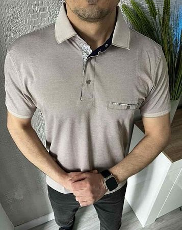 Футболка Nik 56131 beige - делук