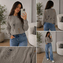 Свитер Arina 123 grey - делук