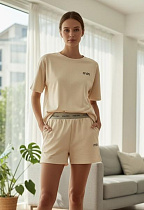 Костюм Katty 1083 beige - делук