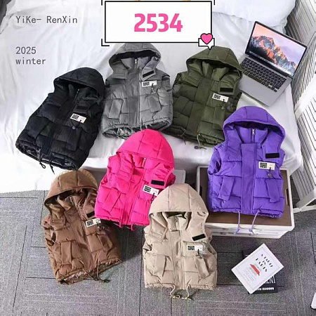 Жилетка Farbique 2534 beige - делук