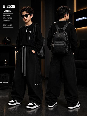 Джинсы Major Kids B2538 black - делук