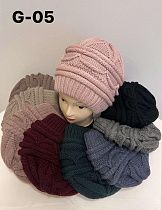 Шапка Red Hat Clothes KA-G05 mix двойная - делук