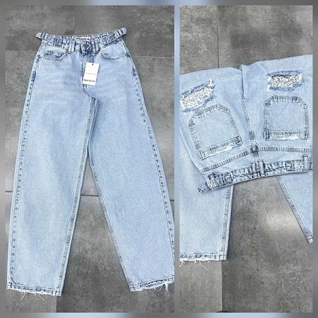 Джинсы Jeans Club 2492 l.blue - делук