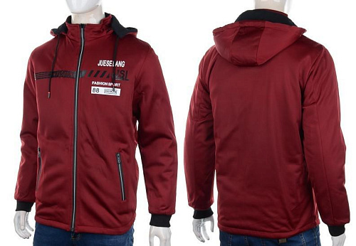 Куртка M7 308 wine-black - делук