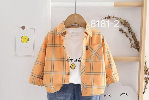 Рубашка Фунтик 8181-2 orange - делук