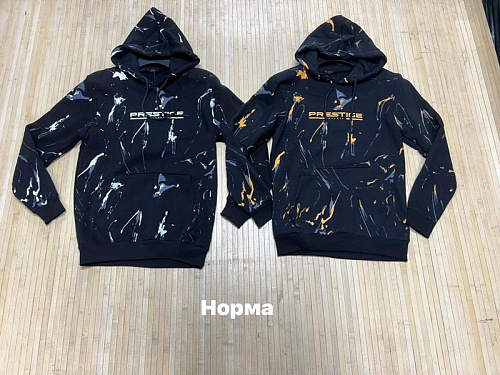 Худи Navas NW152 black-yellow - делук