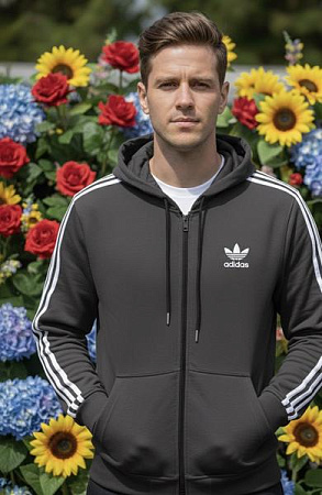 Кофта Спорт Zalov ZW1166 d.grey - делук