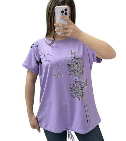 Футболка Elena&Vika 25310 lilac - делук