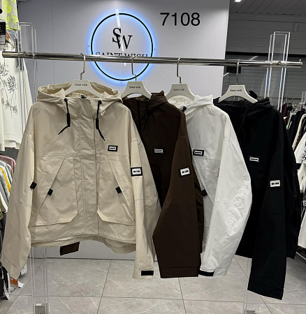 Ветровка Saint Wish 7108 beige - делук