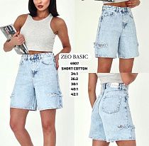 Шорты Jeans Style 4809 l.blue - делук
