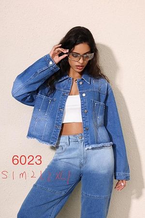 Куртка Newjeans 6023 l.blue - делук