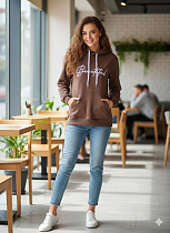 Худи Newe NW6 brown - делук